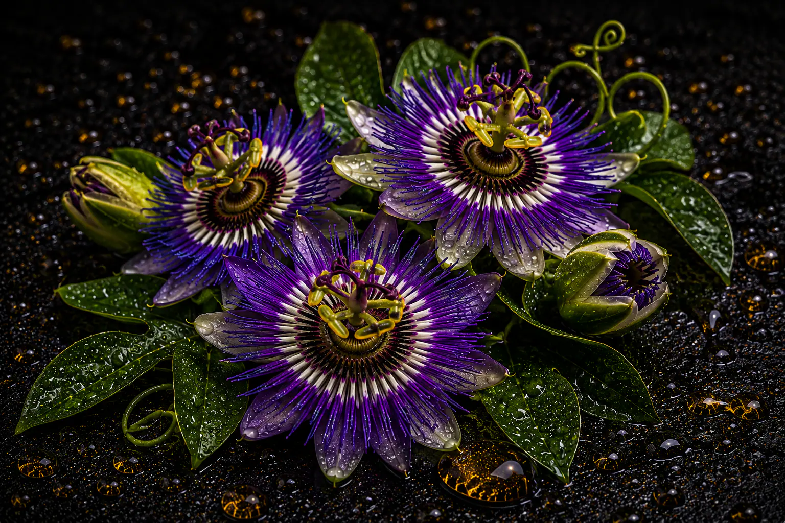 Passionflower, Passiflora incarnata, the calming vine in SERENE